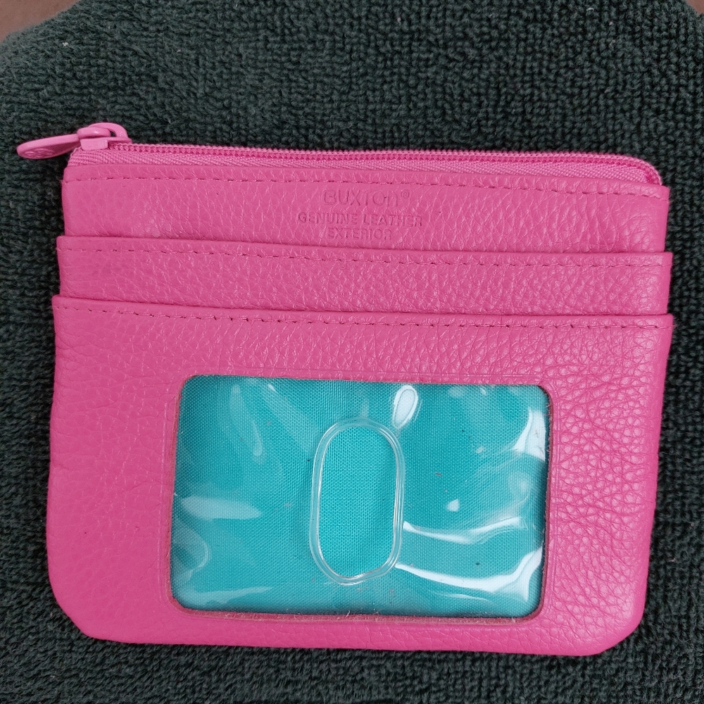 Buxton Genuine Leather Pink Wallet